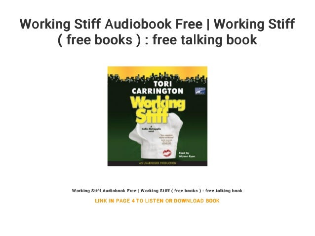 Working Stiff Book